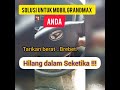 Grandmax  berat tarikan gasnya..Brebet... bisa jadi ini solusinya