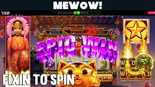 MeWOW! EPIC WIN +  FIRE BLAZE 🔥 Chumba Casino