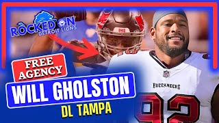 FREE AGENCY FRENZY: With Alim McNeil Out WILLIAM GHOLSTON Perfect Fit!