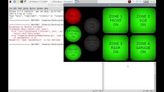 Heating & Security Control Part 19 - Raspberry Pi coding python tkinter gui