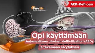 Opi käyttämään Automaattinen ulkoinen #defibrillaattori (AED)ja tekemään elvytyksen