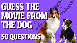 Guess the Movie From the Dog Picture Quiz | Test Your Film Knowledge (50 Questions)