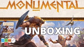 Monumental Kickstarter Deluxe Edition and Standard Edition Tokens Unboxing