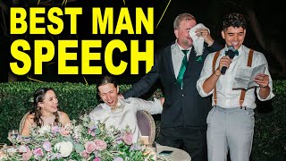 My Best Man Speech (Aaron & Roni’s Wedding)