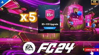 I Crafted and Opened 5X 85+ x10 Upgrades For Futties and packed a Futties ! FC 24 Ultimate Team!