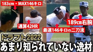 【こんな選手いたのか】189センチの大型右腕や高校通算42HRのスラッガーなど...掘り出し物の逸材たち