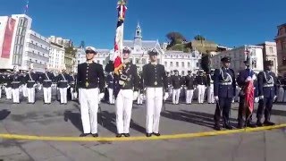 21 de mayo, desfile en honor a las Glorias Navales en la plaza Sotomayor