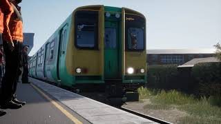 TSW2: Southern class 313205 departs Seaford for Brighton