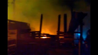 Incendio en oriente de Cali deja una persona muerta y ocho casas destruidas