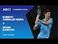 Novak Djokovic v Roberto Carballes Baena Condensed Match | Australian Open 2023 First Round