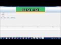derby Embedded  java guest list application