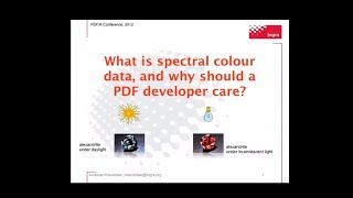 What is spectral colour data, and why should a PDF developer care? - Andreas Kraushaar