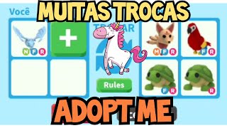 ADOPT ME - ROBLOX!! TENTANDO ALGUMAS TROCAS!!