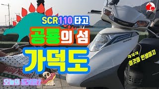 [모챌]바이크 여행, 바이크 투어, SCR110, 공룡의 나라 가덕도, 대항마을, 장춘반점, 크리스피크림, 도넛