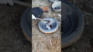 Die-casting aluminum pot cover forming process