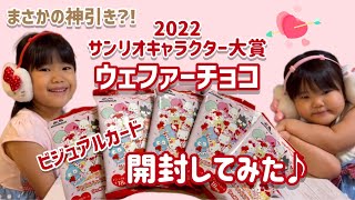 【サンリオ】2022サンリオキャラクター大賞ウェファーチョコ ビジュアルカードでまさかの神引き?!【開封動画】