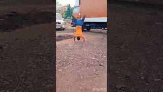 Fantastic front flip stunt on public place 🔥🔥// #youtubeshorts #viral #fitness #shorts#short