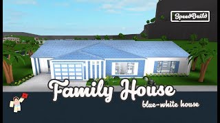 Roblox Bloxburg Speedbuild 1 Story Family House
