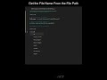 Get the File Name From the File Path in Python | Python Examples | Python Coding Tutorial