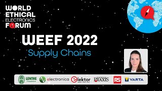 WEEF 2022 - Sustainable supply chain management