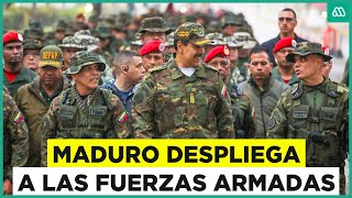 Nicolás Maduro desplegó a las Fuerzas Armadas en Venezuela para mostrar el \