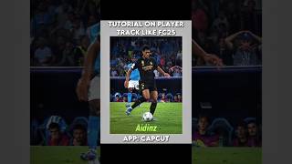 CAPCUT | Tutorial on player track like FC25 🔥 | #edit #capcut #capcuttutorial