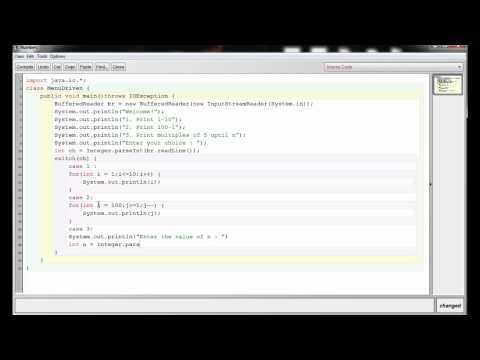 ICSE Java Programming #19. : Menu-Driven program in Java ICSE Java Programming #19. : Menu-Driven program in Java