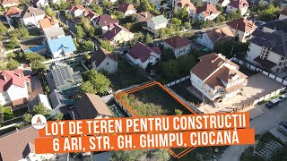 Lot de teren pentru construcții, 6 ari. Ciocana, str. Gh. Ghimpu | AccesImobil