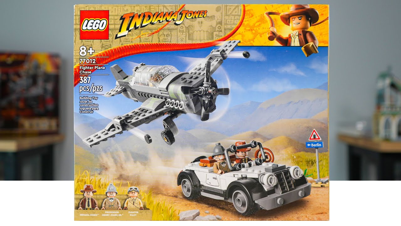 Lego Indiana Jones 77012 Fighter Plane Chase Review 2023 Brick