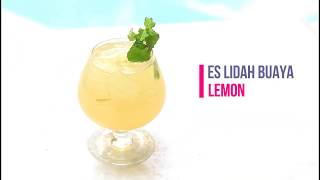 Resep Es Lidah Buaya Lemon