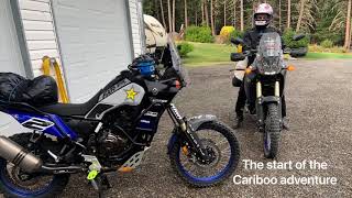 Adventure bike ride west of williams lake B.C Canada. With two yamaha tenere 700!!