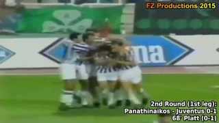 1992-1993 Uefa Cup: Juventus FC All Goals (Road to Victory)