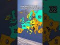 How Many Nobel Prizes Has Your Country Won #shorts #map #europe