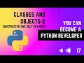 #17 Constructor and Self Keyword Explained | OOPS | Python Tutorial Series | In Tamil | EMC