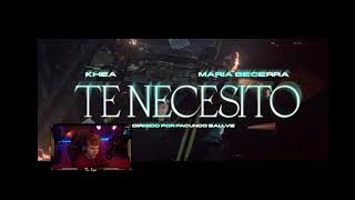 DR IGO REACCIONA A KHEA, Maria Becerra - Te Necesito (Official Video)