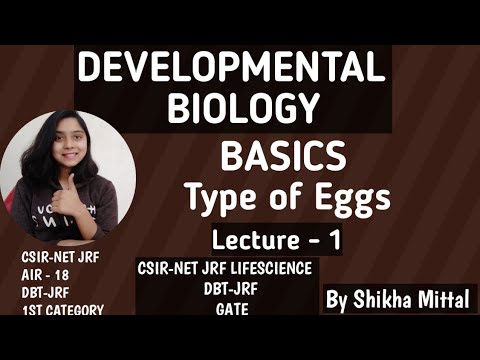 BASICS OF DEVELOPMENTAL BIOLOGY – CSIR-NET JRF LIFESCIENCE