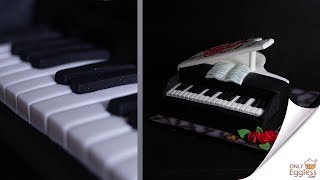 3D Piano Cake 🎹