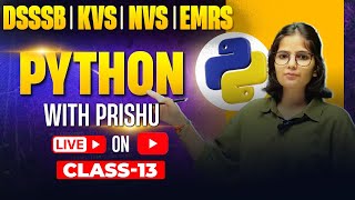 Sets in Python | Python with Prishu | UPLT-Grade | DSSB | KVS | NVS | EMRS