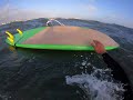 pov windsurf dual cameras bump u0026jump raw video