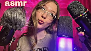 асмр 🎙️ТЕСТ 4-х МИКРОФОНОВ 😱 триггеры • звуки рта ASMR 4 microphone test