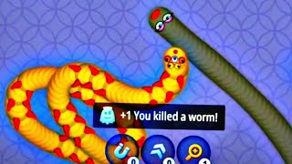 worms zone io//biggest snake//snake game//slither snake top 1//epic worms zone//oggy and jack snake