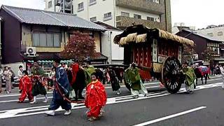 まじくんママのぷち旅ビデオ「時代祭」牛車