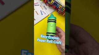 Happy National Crayon Day! 🖍️ A fun and easy crayon inspired paper roll craft.