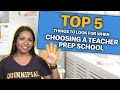 What YOU Should Know Before Choosing a Teacher Prep School