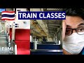 I Tried 4 Different Train Classes in Thailand