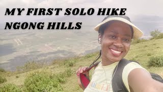 EXPLORING THE NGONG HILLS IN KAJIADO //FIRST SOLO HIKE EVER! #solohike