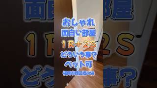 １Ｒ＋２Ｓ⁉️おしゃれで面白いお部屋😃✨ペット可🐶