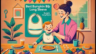 👶 Bumkins Sleeved Waterproof Bib | Best Bumpkin Bibs Long Sleeve 👶