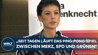 BSW: Gescheiterte Migrationspolitik ist Haupttreiber für AfD-Erfolg! Sahra Wagenknecht zu CDU-Plänen