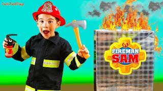 Fireman Sam Surprise Toy Collection! | Fire Truck Toys Pretend Play for Kids! | JackJackPlays